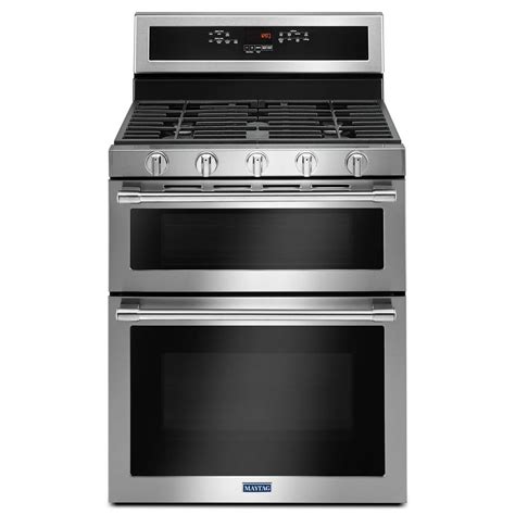 30 gas double oven range